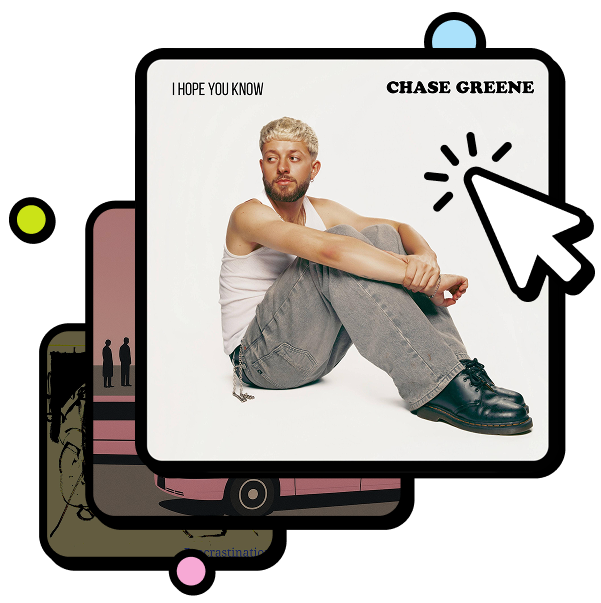 Custom print-on-demand merch featuring artist album artwork