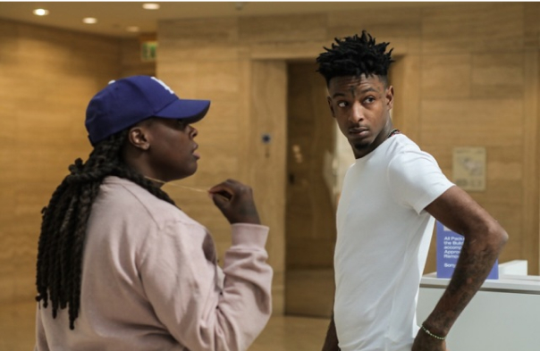 Musiciens Kei Henderson et 21 Savage